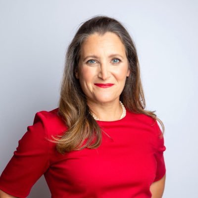 Chrystia Freeland Canadian Woman of the Year 